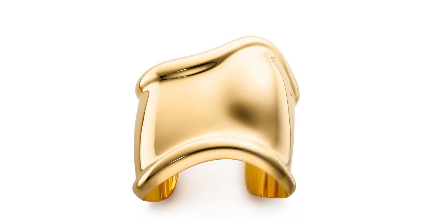 Bracelet Sculptural Doré