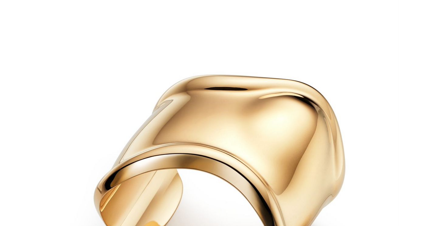 Bracelet Sculptural Doré